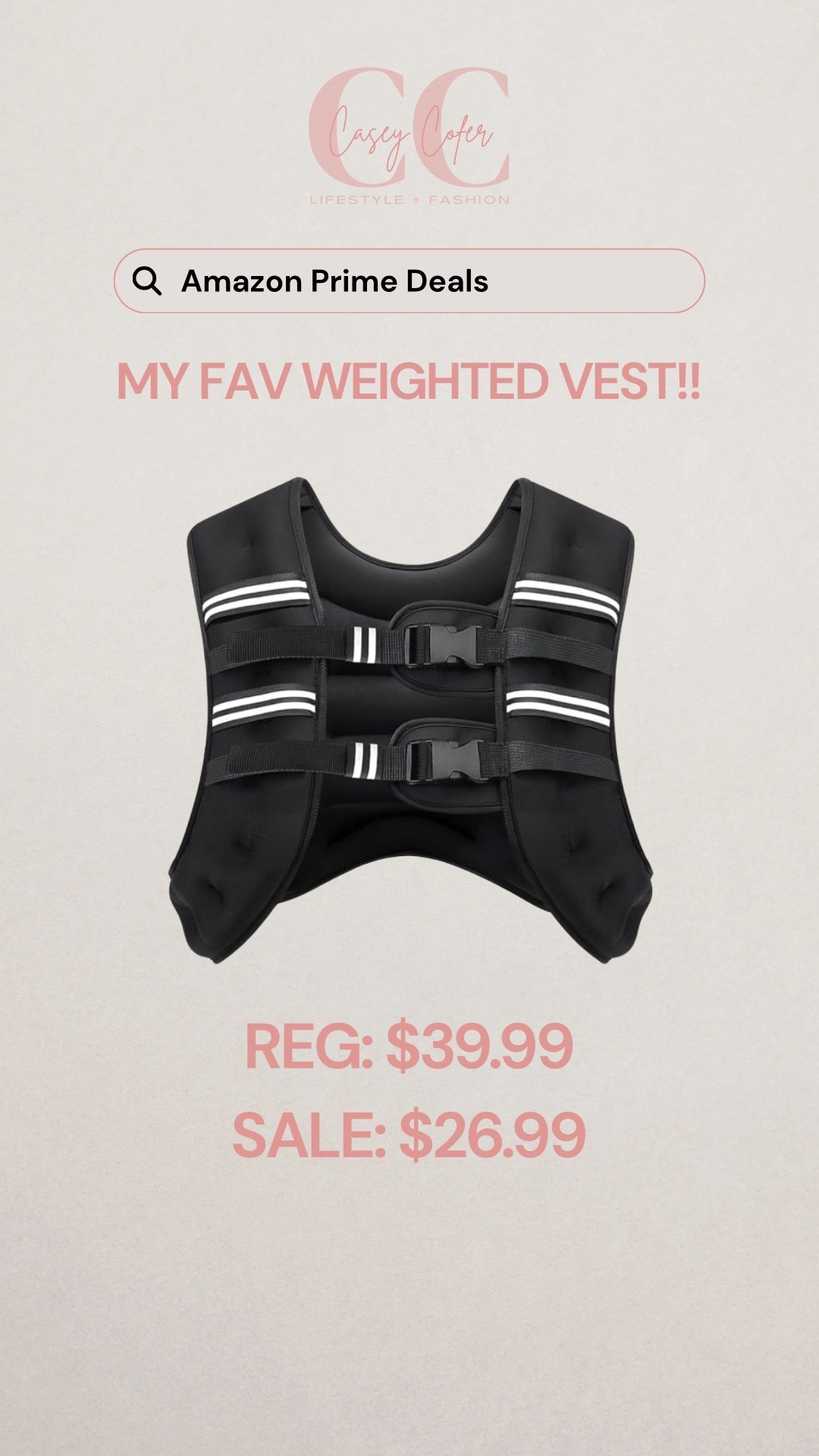 My fav weighted vest is such a great price right now!! 

#LTKU #LTKActive #LTKSaleAlert