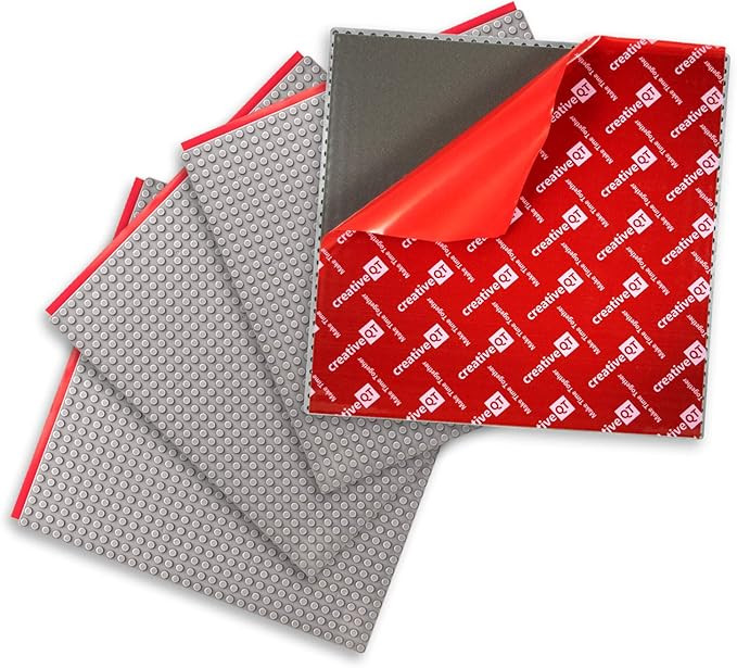 Creative QT Peel-and-Stick Baseplates - Self Adhesive Building Brick Plates - Compatible with All... | Amazon (US)