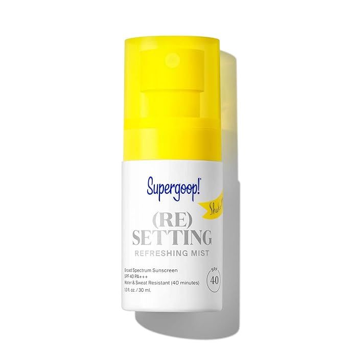 Supergoop! (Re)setting Refreshing Mist, 1 fl oz - SPF 40 PA+++ Facial Mist - Sets Makeup, Refresh... | Amazon (US)