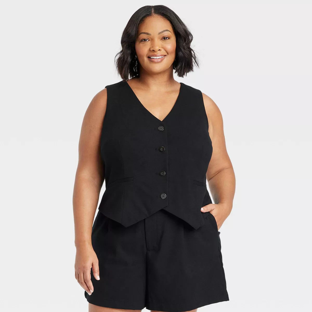 Women's Tailored Vest - Ava & Viv™ | Target
