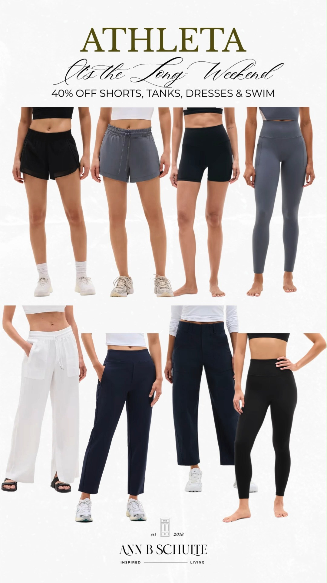 Athleta bottoms are ready for every long weekend plan with 40% off comfy shorts, swim, and easy summer favorites made for all-day movement. ☀️🩳🌊 #AthletaStyle #Activewear #SummerStyle #Athleisure #SwimwearStyle #CasualOutfits #WeekendWear #ComfortStyle #LTKsale #VacationLooks 

 #LTKootd #LTKActive #LTKSaleAlert
