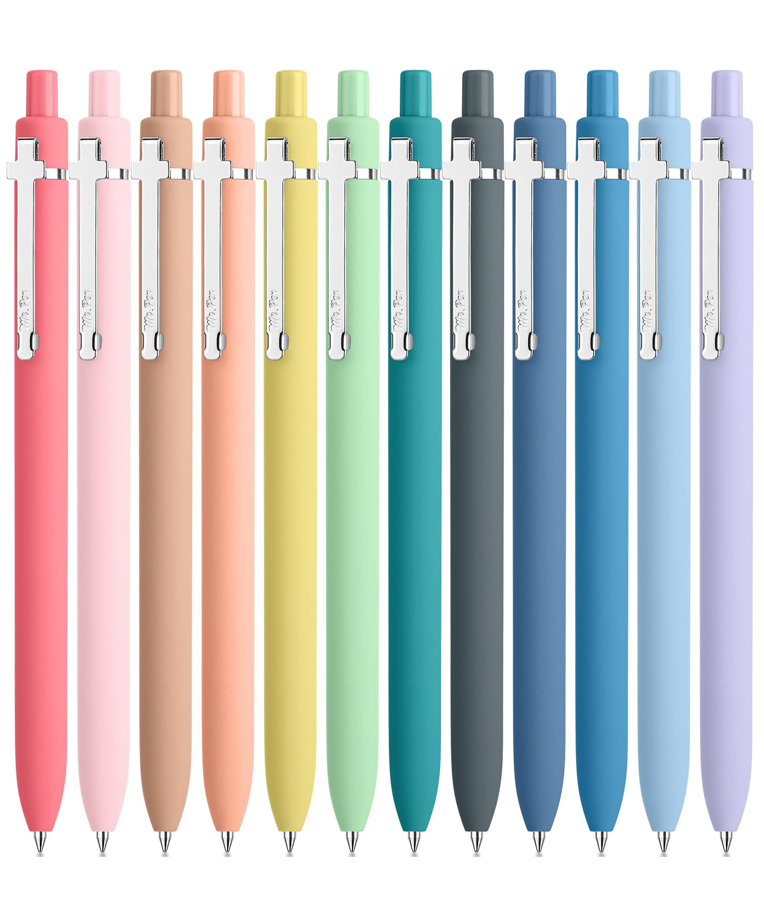 Mr. Pen- Bible Journaling Pens, 12 Pack, Assorted Color, Retractable Cute Gel Pens for Journaling... | Amazon (US)