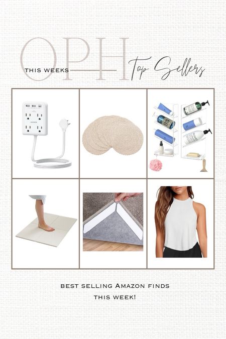 Top selling Amazon home and fashion finds of the week!

Bathroom caddy, acrylic shampoo wall holder, Amazon bathroom, shower shelving, multi plug extender, extension plug, charging plug, rug grippers, fitness tank top, athletic top, workout tank top, woven placemats, tan chargers, stone bath mat, modern n bathroom

#LTKStyleTip #LTKHome #LTKFitness