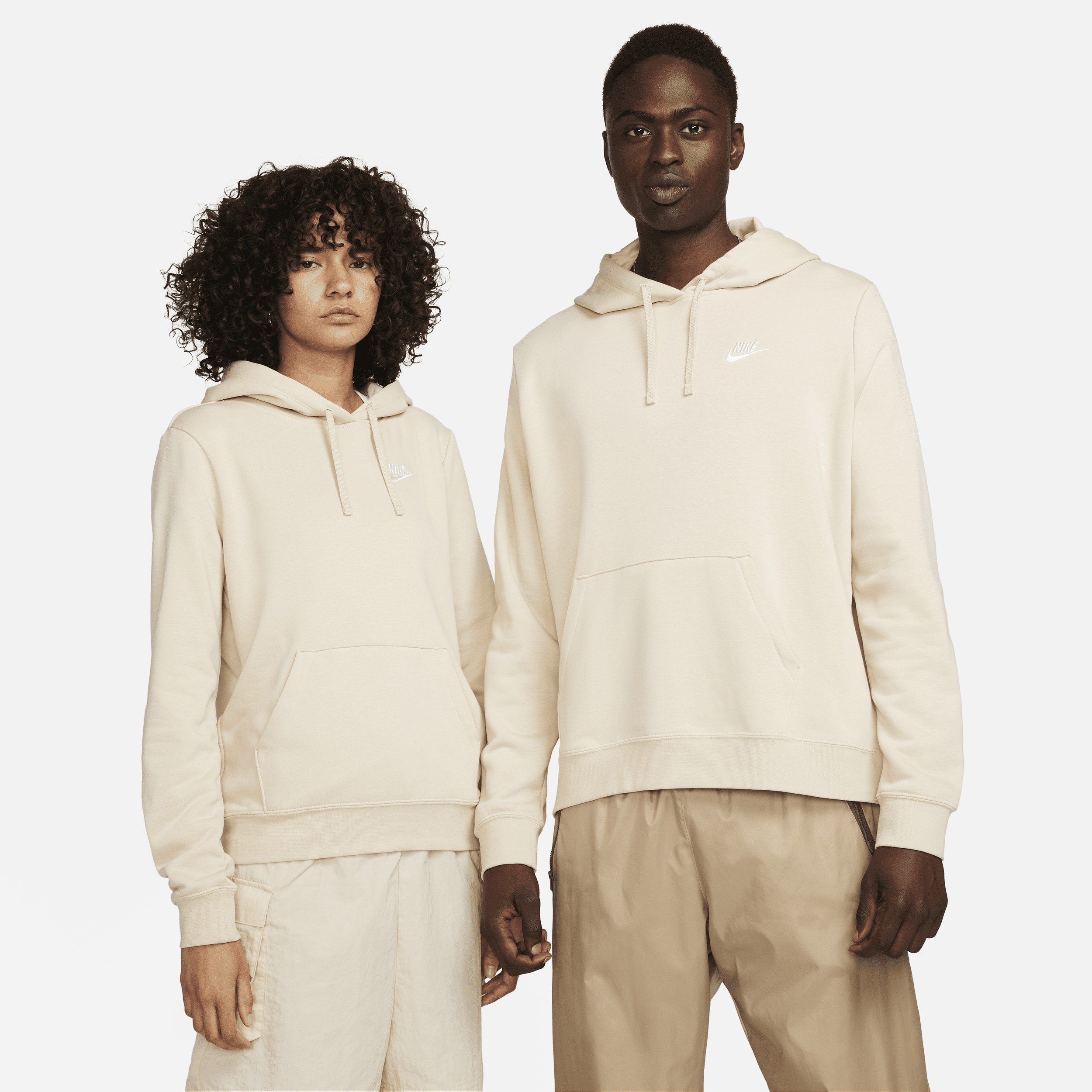 Women's Nike Sportswear Club Fleece Pullover Hoodie in Brown | DQ5793-126 | Nike (US)