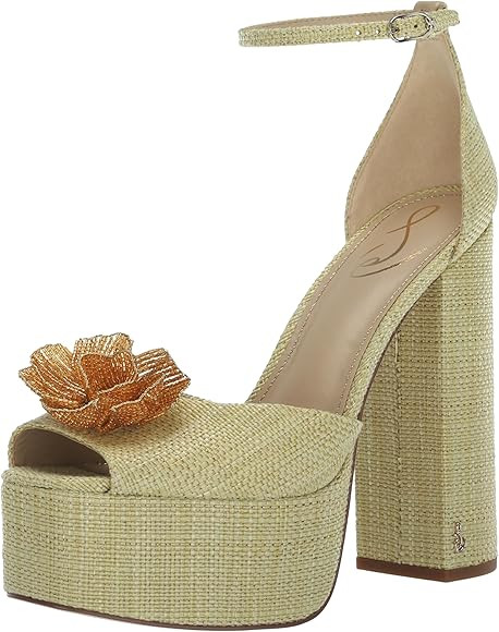 Sam Edelman Women's Kori Flora Heeled Sandal | Amazon (US)