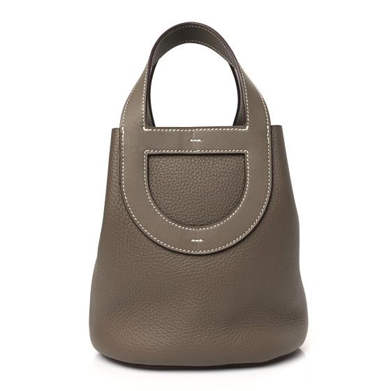 Taurillon Clemence Swift In-The-Loop 23 Bag Etoupe | FASHIONPHILE (US)