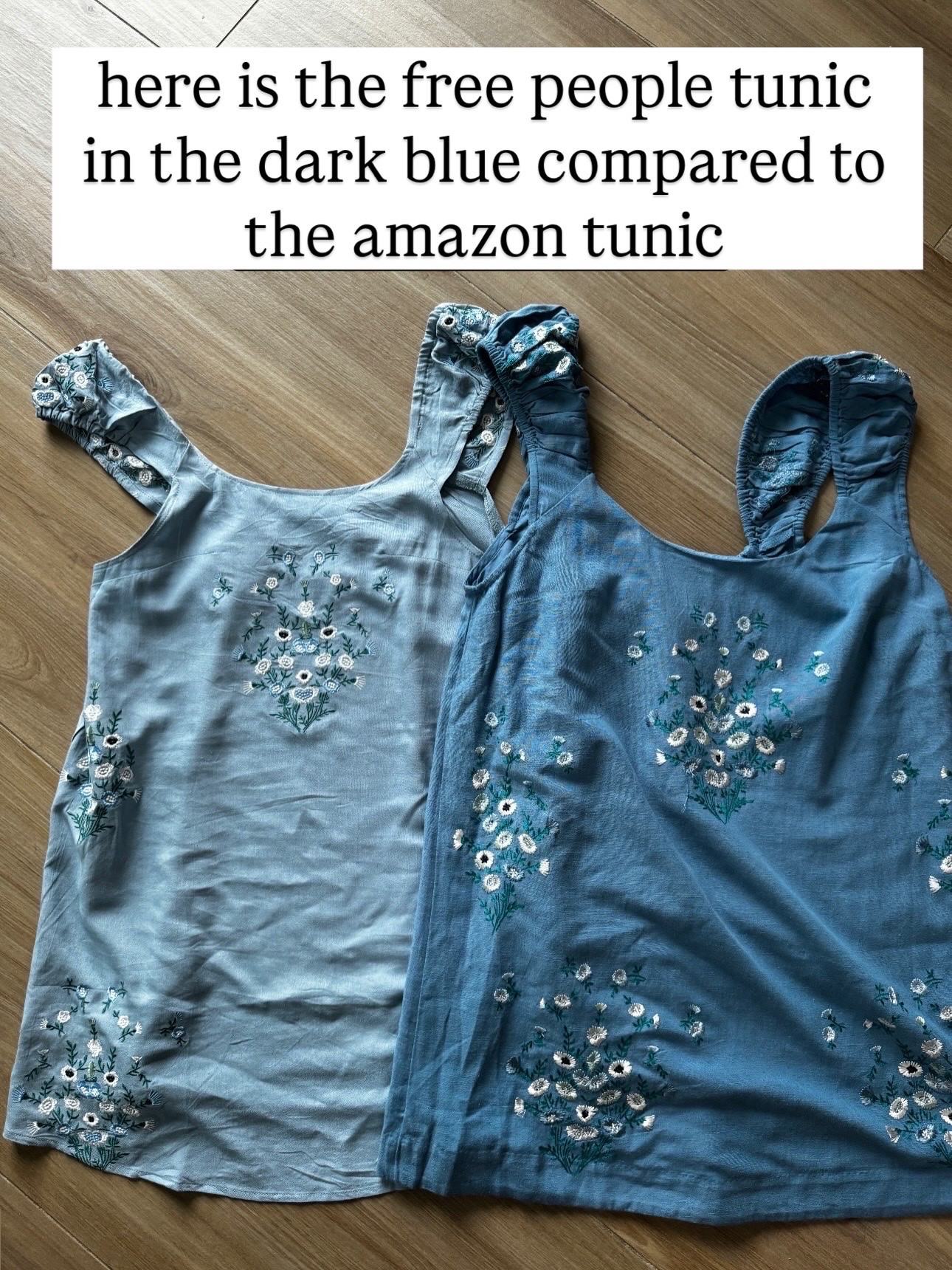 Free people tunic compared to the Amazon  one

#LTKmomlife #LTKootd #LTKU