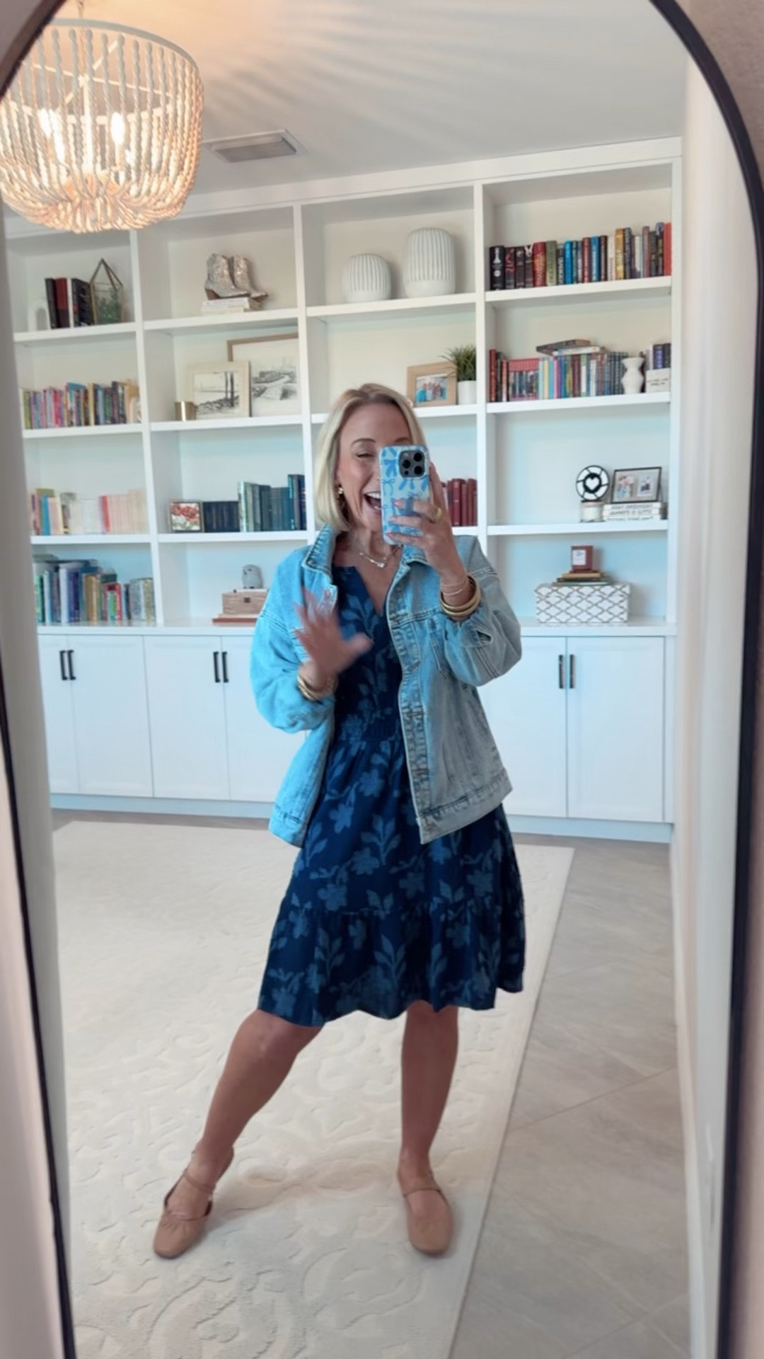 Amazon - short spring dresses. Floral Short Sleeve V Neck Mini Dress - size small. 12 colors. * Oversized denim jacket - size small. 

 

#LTKOver40 #LTKSeasonal