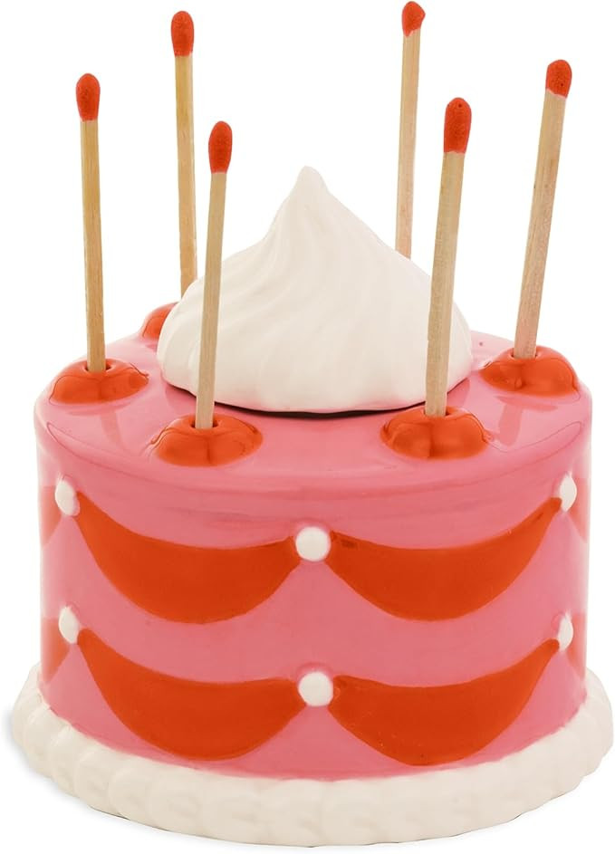 ban.do Match Holder with Striker Decor, Cute Matches Holder, Vintage Inspired Matchstick Holder, ... | Amazon (US)