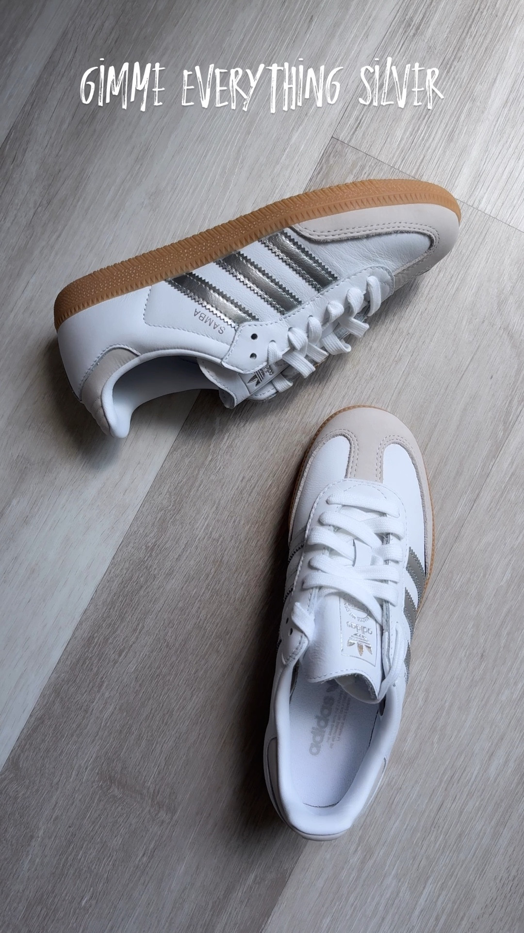 The silver and white Adidas Samba combo is so cool. Runs half a size too big. Grab it before it sells out again. It’s a great everyday neutral sneaker. 

Adidas Samba, Adidas sneakers, silver shoes, metallic shoes, fall outfit, The Stylizt 



#LTKootd #LTKdayinmylife #LTKstorytime