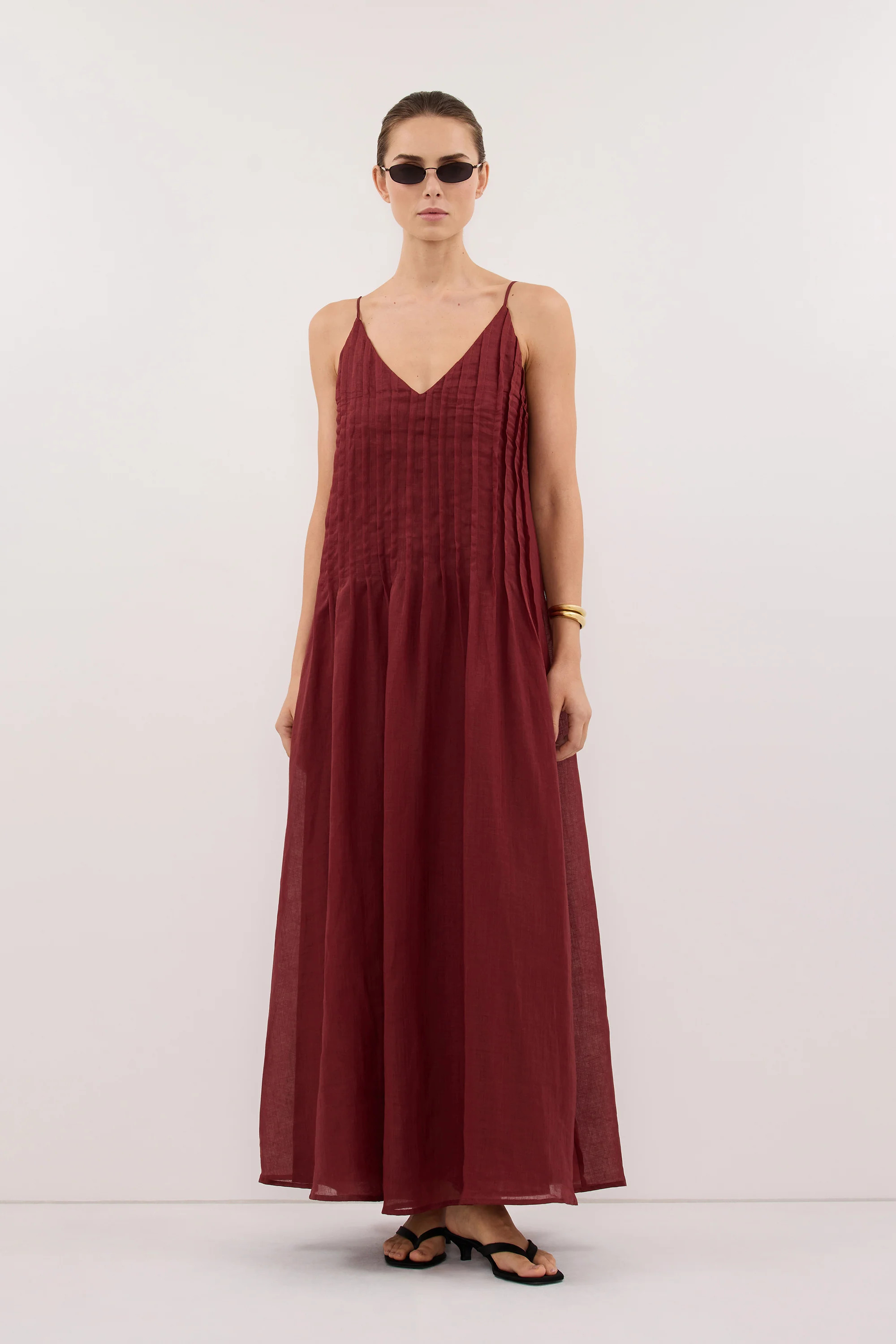 TAHLIA SAHARA RAMIE MAXI DRESS | DISSH
