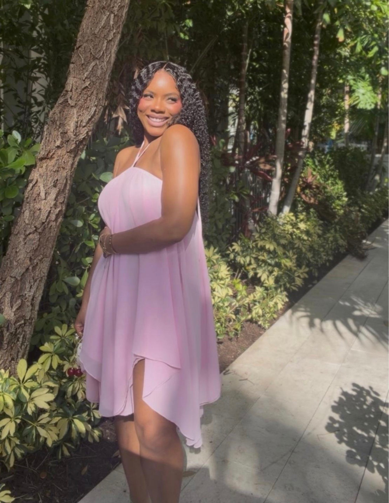 Serving soft, feminine, and effortless all at once. 🌸 This flowy pink dress is one of those pieces that instantly makes you feel put together, and I paired it with the prettiest floral heels and delicate gold jewelry to complete the look. Perfect for brunch, vacation dinners, bridal events, or any occasion where you want to feel a little extra pretty. 💕

#PinkStyle #FeminineFashion #SummerOutfits #LTKStyle

#LTKootd