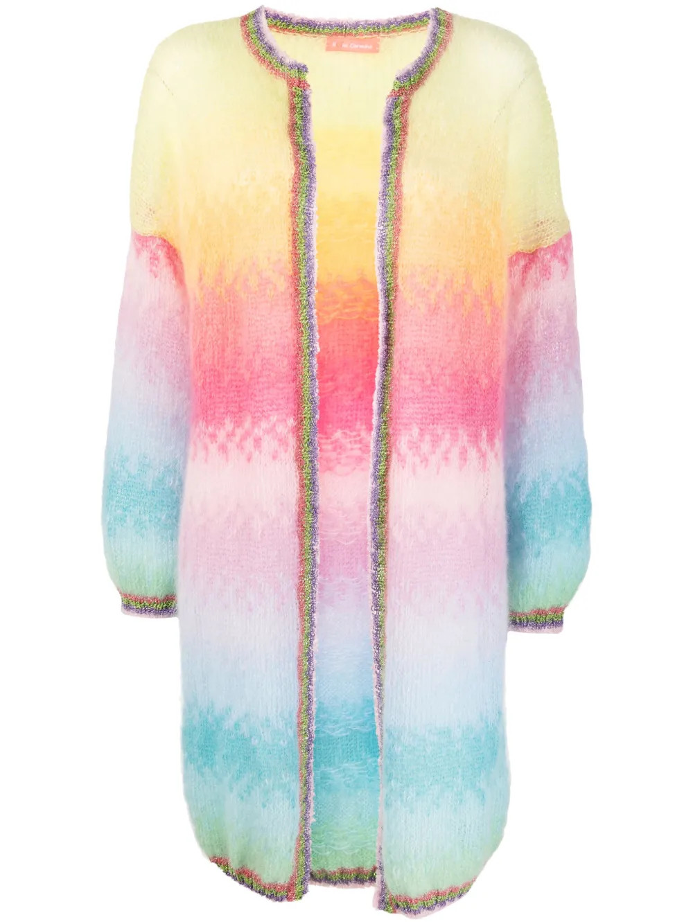 ombré-effect sunset cardi-coat | Farfetch Global