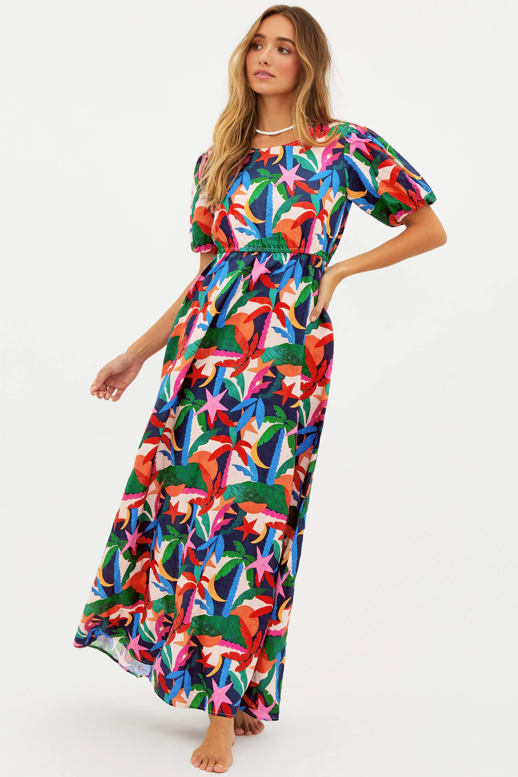 Weston Dress Royal Palm | Beach Riot