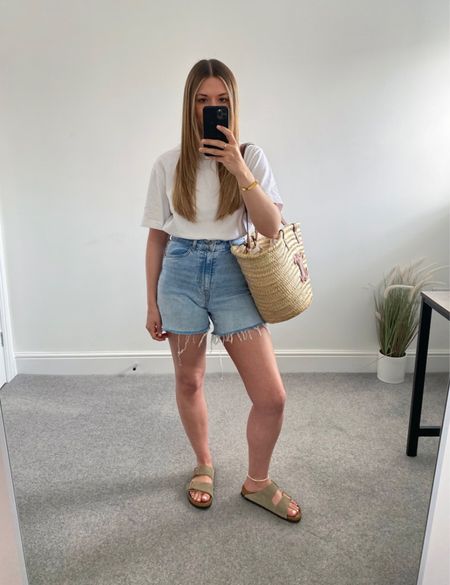 Early summer basics ☀️

A white T-shirt - I love the thickness and oversized fit of this Topshop T-shirt. I wear size small.

Denim shorts - these are the comfiest and most flattering denim shorts I own. Mine are a couple of years old by h&m bring  out the same style year on year.

Sandals - I’m living in my Birkenstocks again this summer. 

Basket bag - I wore my high street basket bag so much I decided to invest in this celine one. It’s one of my most worn summer bags and it’s great for travelling with too. Mango is my go-to place to go for high street basket bags. 



#LTKSeasonal #LTKeurope #LTKstyletip