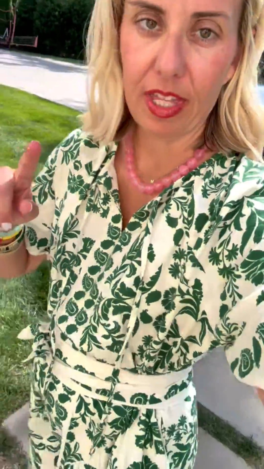 Umm okay I’m in love with this dress! I tied the belt my fave way & added jewels and a fun shoe.
Dress - xs
Sandal - 38.5 (size 1/2 up)

*code Catherine20 for 20% off Allie + Bess

#LTKSaleAlert #LTKOver40 #LTKSeasonal