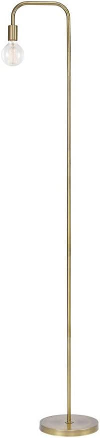 Globe Electric 67068 Holden 70" Floor Lamp, Matte Brass, In-Line On/Off Foot Switch | Amazon (US)