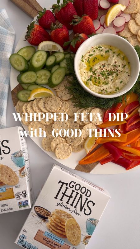 WHIPPED FETA DIP 

8 ounces Feta cheese 
1/4 cup  Extra-virgin olive oil 
1 tablespoon  Lemon juice
2 cloves  Garlic (minced) 
1/2 teaspoon  Oregano (dried) 
1/4 teaspoon  Red pepper flakes (adjust to taste) 
Freshly ground black pepper (to taste)
Fresh herbs (such as parsley or dill), for garnish


#LTKfamily #LTKhome #LTKVideo