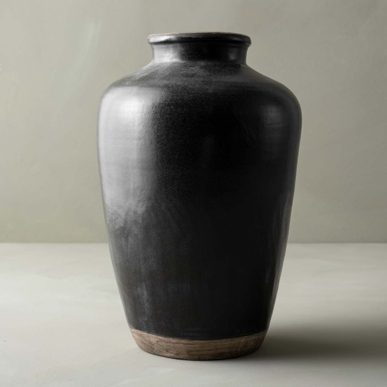 Marcel Distressed Black Ceramic Vase | Magnolia