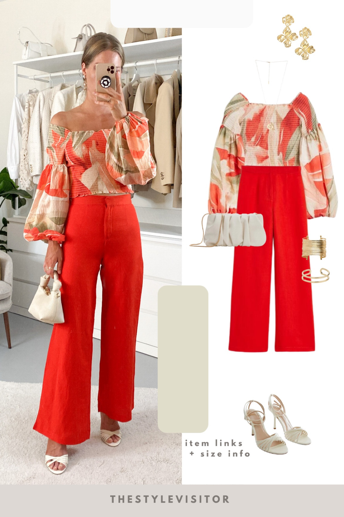 Hot date night outfit wearing full length high waisted trousers (32) with printed off shoulder top (s). I would definitely size up on the trousers, they run small and also size up on the top if you’re 5’7 or taller as the top is quite short. Read the size guide/size reviews to pick the right size.

Leave a 🖤 to favorite this post and come back later to shop



#LTKSeasonal #LTKstyletip #LTKeurope