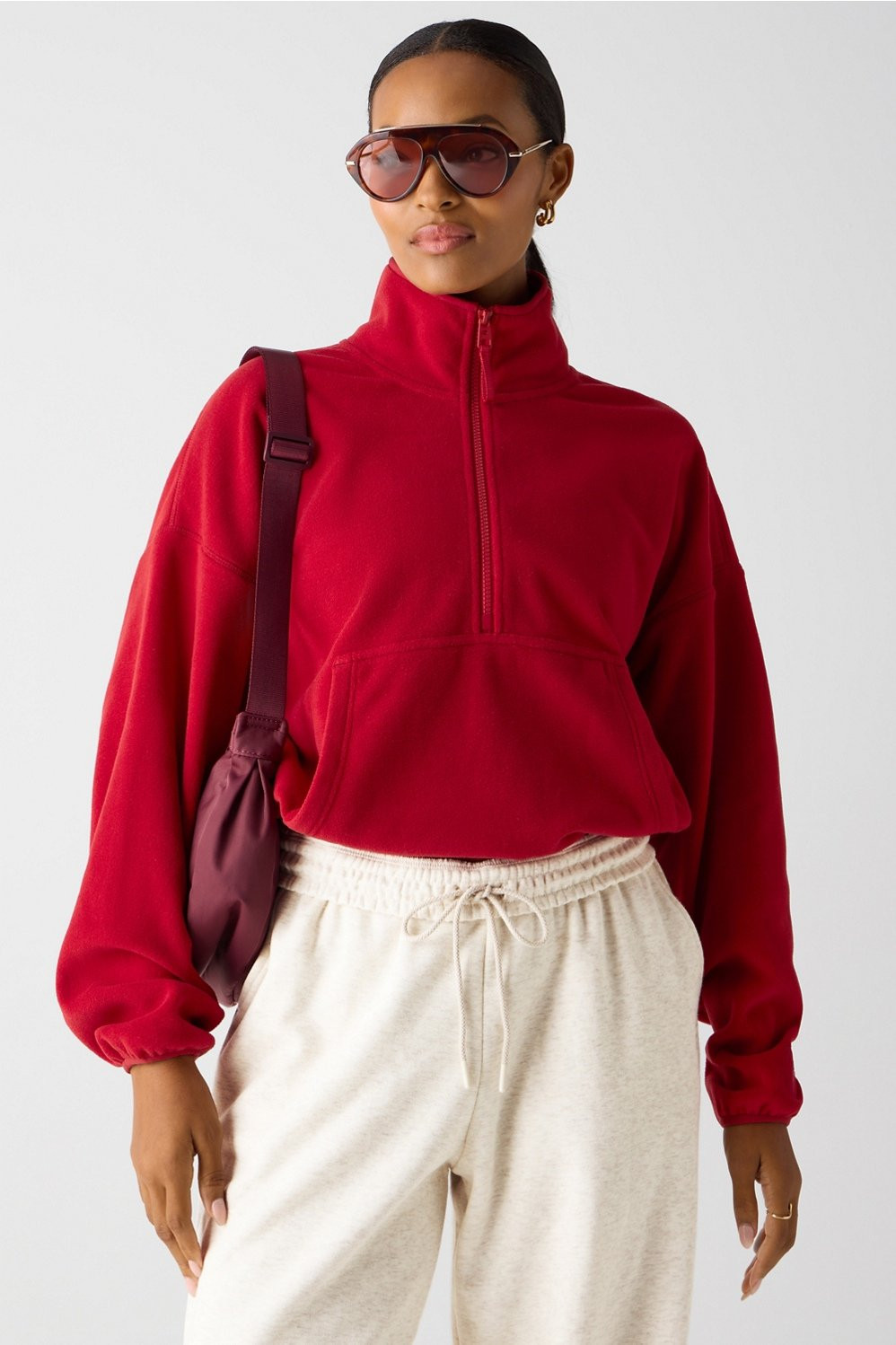 No Chill Fleece Half-Zip | Fabletics