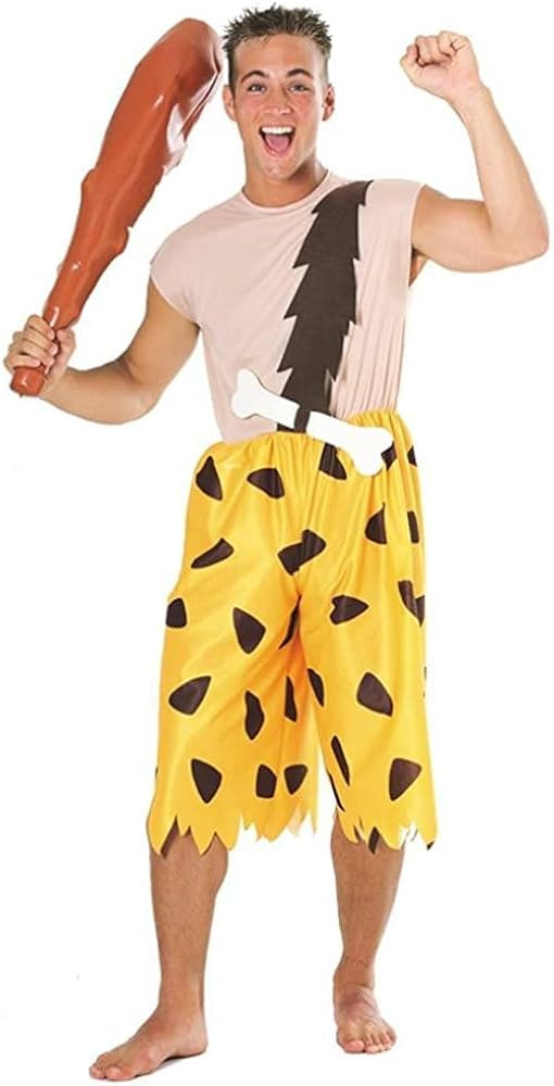Rubie's mens The Flintstones Bamm-bamm Adult Costume Party Supplies, Yellow, Standard US | Amazon (US)