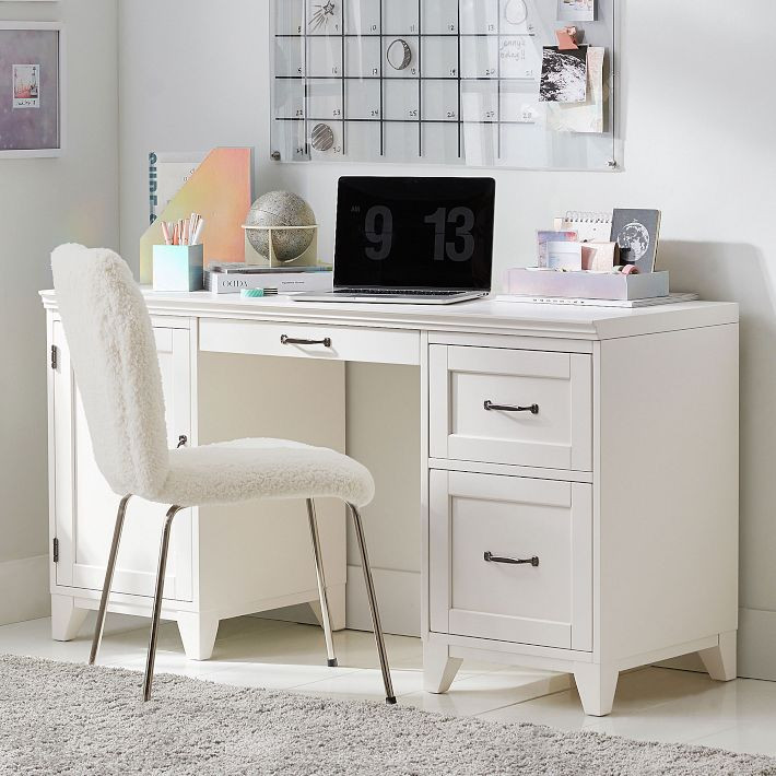 Hampton 57" Smart Storage Desk | Pottery Barn Teen