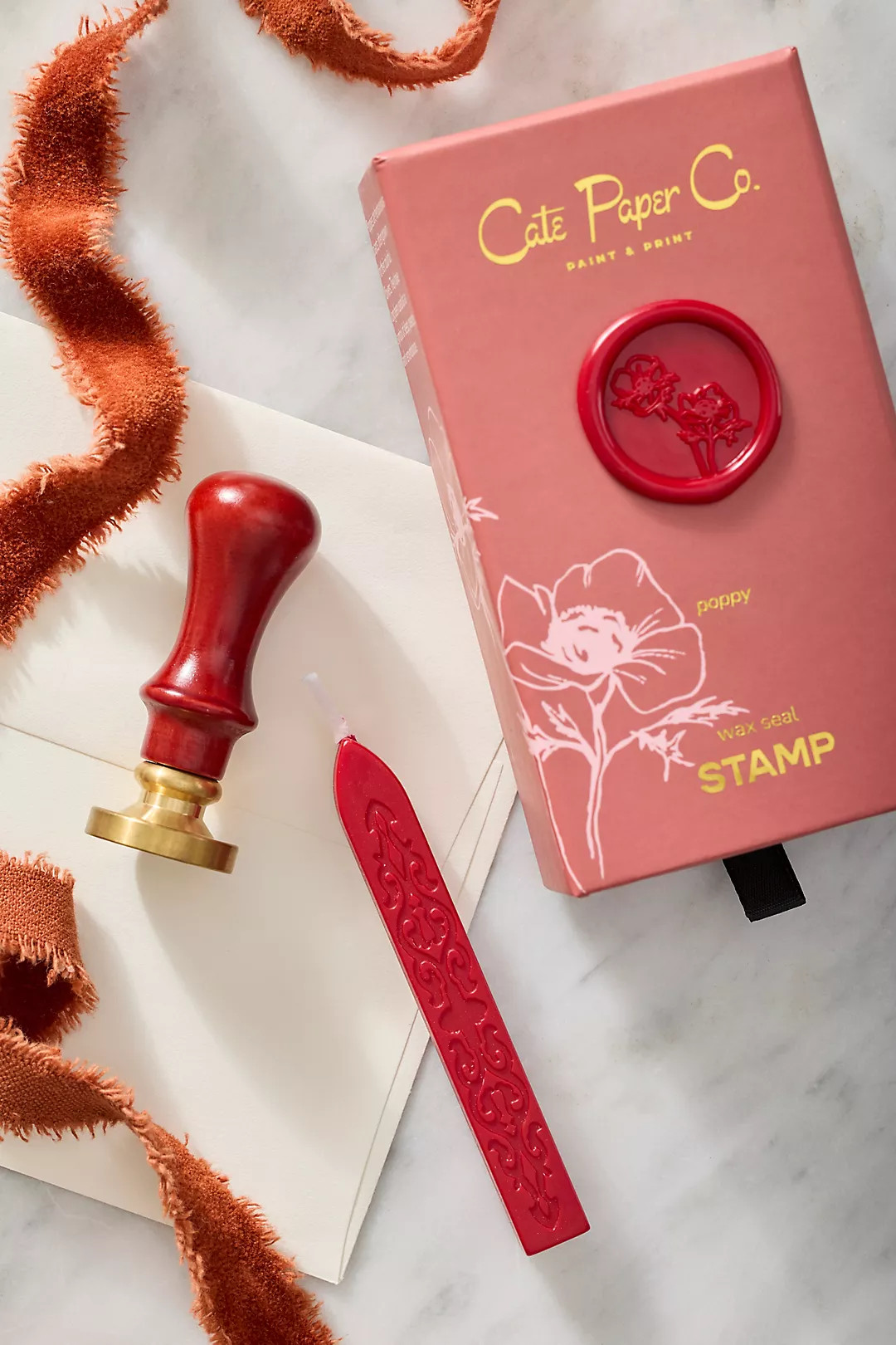 Poppy Brass Wax Stamp | Terrain