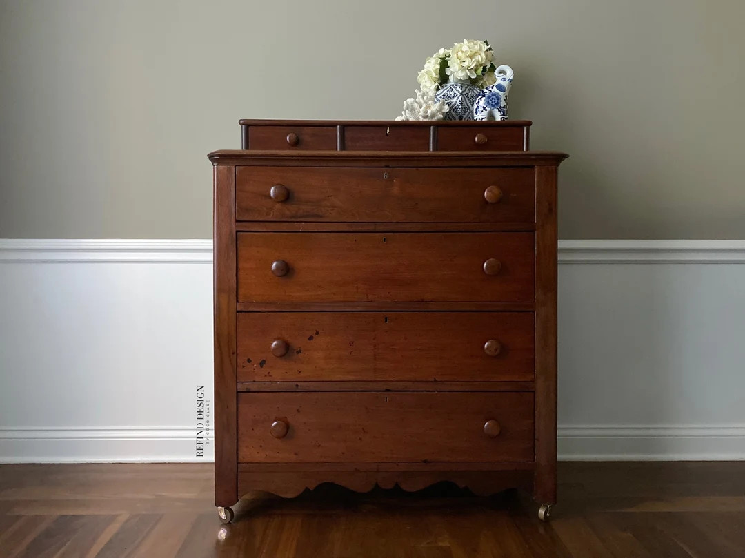 SOLD- Antique Farmhouse Chest of Drawers/Dresser | Etsy (US)