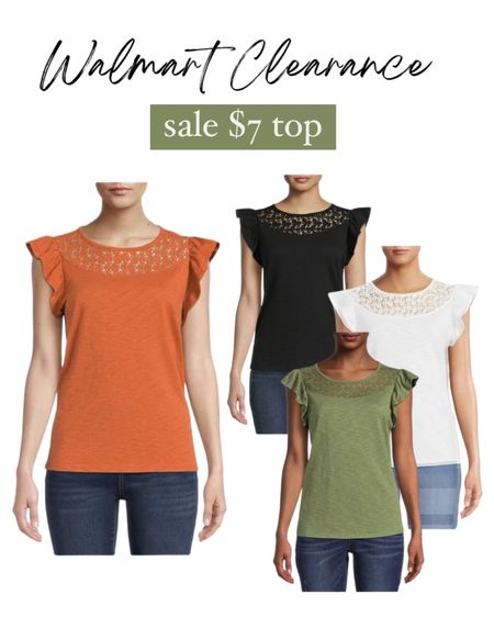 Sale $7 Walmart spring top, sizes going fast! 

#LTKunder50 #LTKSeasonal #LTKsalealert