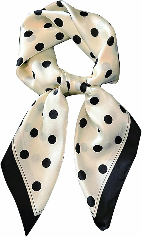 Silky Scarf for Women Lightweight Satin Bandanas Neck Hair Wrap For Sleeping Head Scarves 27.5" | Amazon (US)