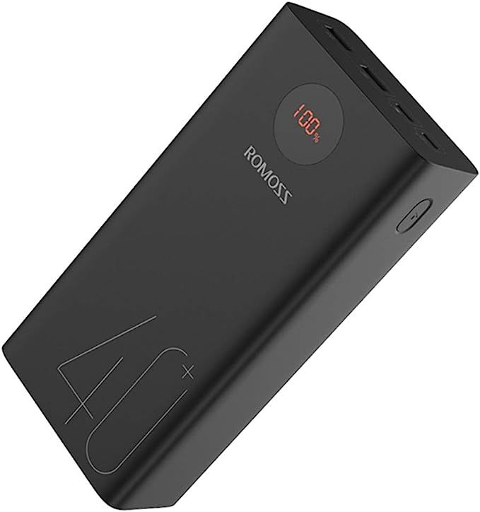 40000mAh Power Bank, ROMOSS 18W PD USB C Fast Charging Portable Charger, 3 Outputs and 2 Inputs E... | Amazon (US)