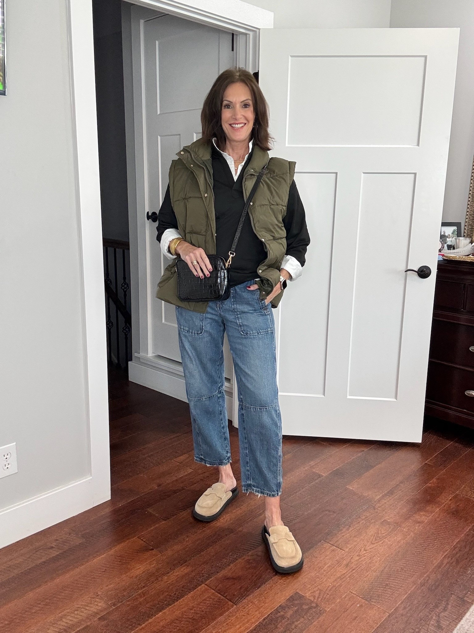 Comfy everyday winter outfit! Top is a medium vest is a medium 

Women’s fashion, outfit inspo, outfit ideas, what to wear for, fashion over 40, fashion over 50, fall outfit ideas, winter fashion, winter styles, winter outfits, winter outfit inspo, holiday styles, holiday outfits, holiday outfit inspo, holiday fashion, trending fashion, chic style, new years outfit, New Year’s Eve outfit

 



#LTKHoliday #LTKootd #LTKOver40