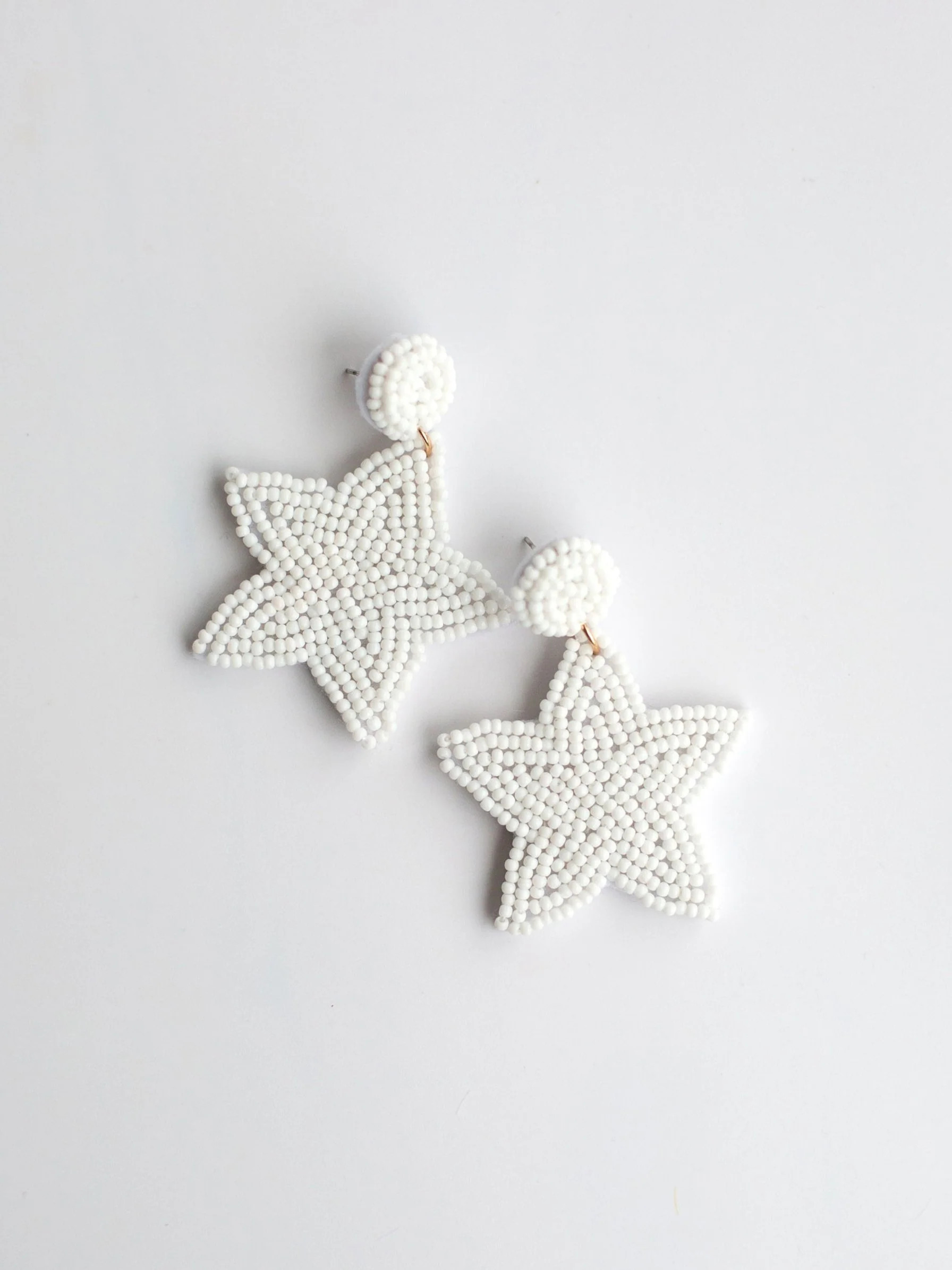 White Star Earrings | Michelle McDowell