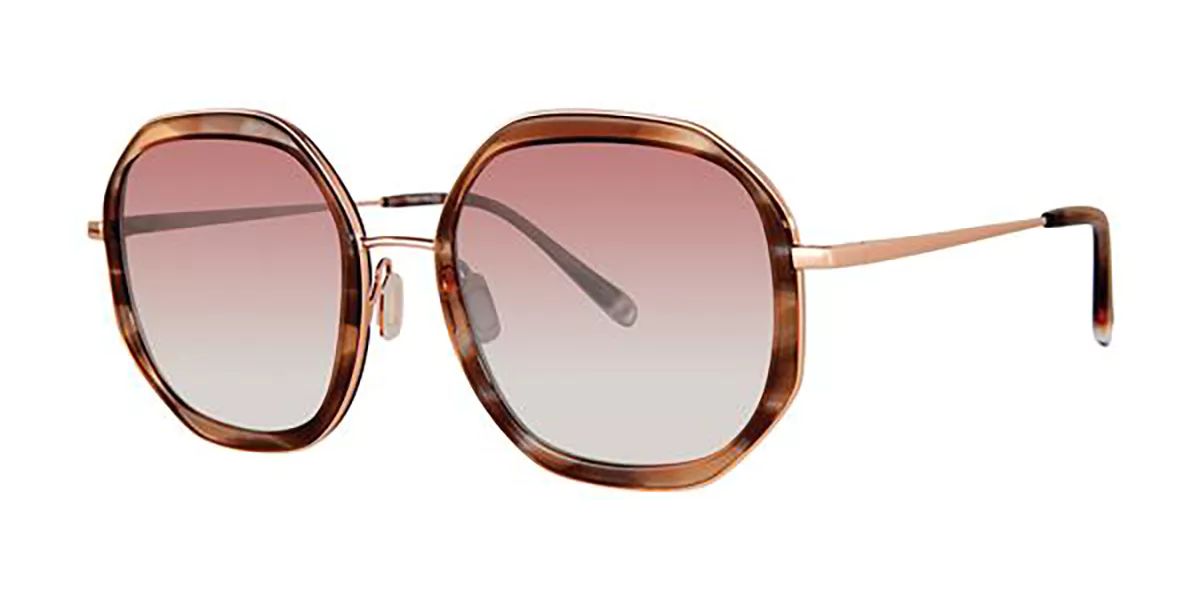 Paradigm Lena Liquid Marble Womenâs Sunglasses Brown Size 55 | SmartBuyGlasses Global