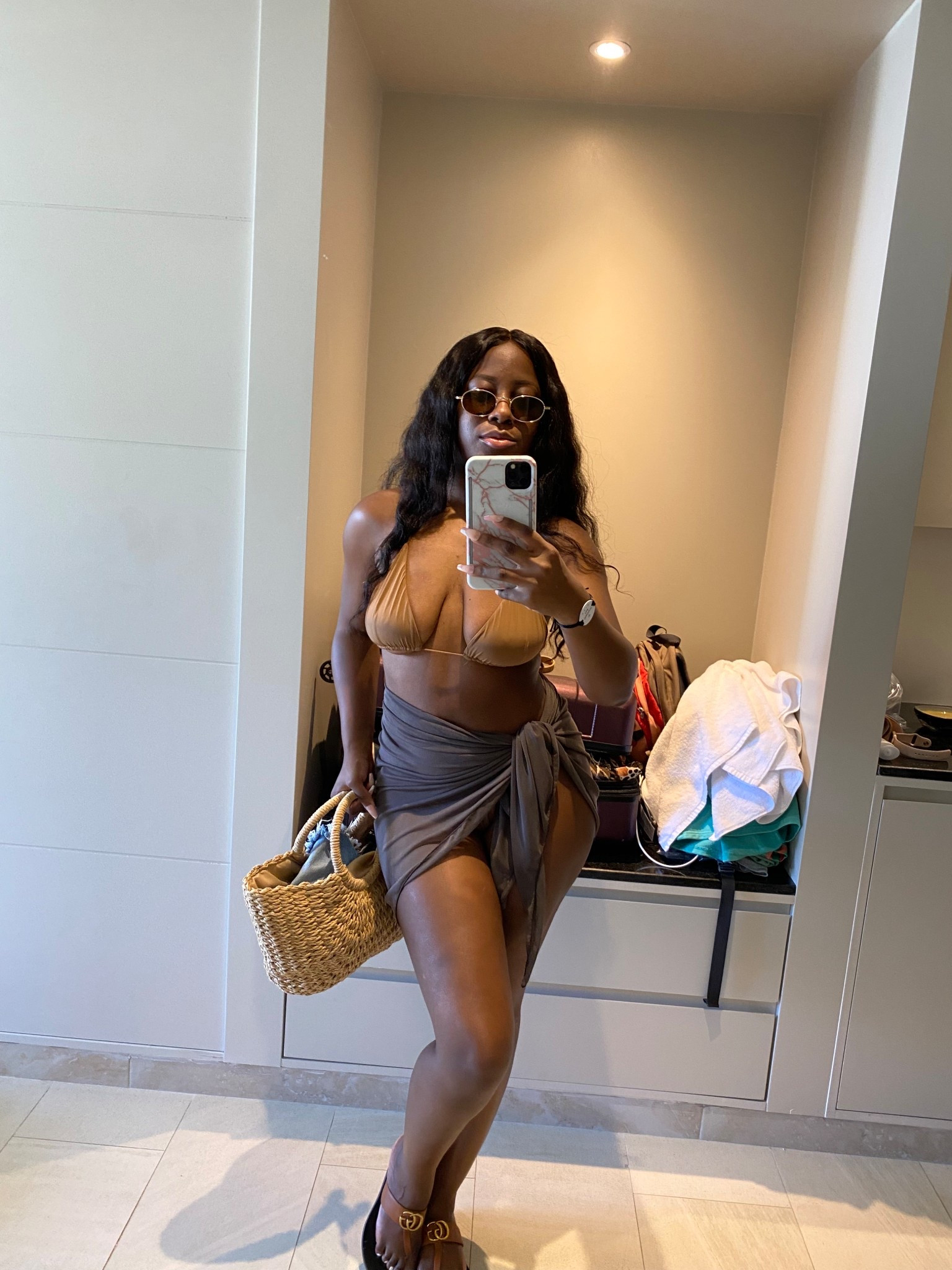 Vacation Swimwear 

Swim // bikini // swimsuit // bikini top // bikini bottom // sarong // cover up // skirt // rattan bag // purse // beach bag // sandals // sunglasses // Sunnies 

#LTKootd #LTKgrwm #LTKTravel