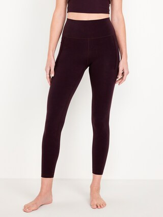 High-Waisted StudioSmooth 7/8 Pocket Leggings | Old Navy (US)