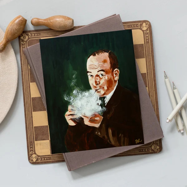 Lewis & His Pipe | Lindsay Letters, LLC