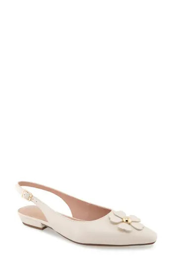 Kensie Paige Slingback Kitten Heel Pump in Off White at Nordstrom Rack, Size 8.5 | Nordstrom Rack
