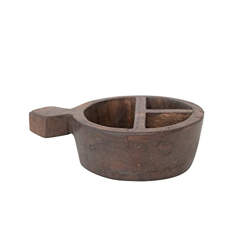 Creative Co-Op Reclaimed Wood Vintage Reproduction Spice Container Food Storage, 8" L x 6" W x 3" H, Natural | Amazon (US)