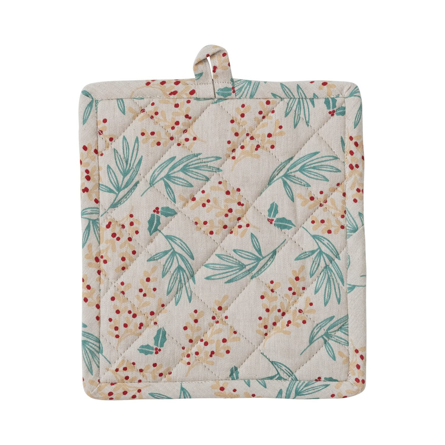 Creative Co-Op Floral Printed Pot Holder | Amazon (US)