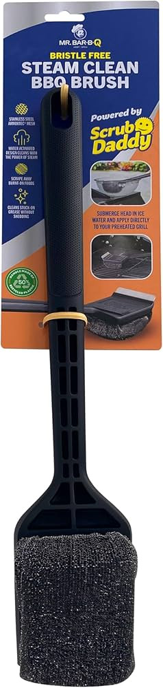 Mr. Bar-B-Q Steam Clean BBQ Brush Powered by Scrub Daddy | Amazon (US)