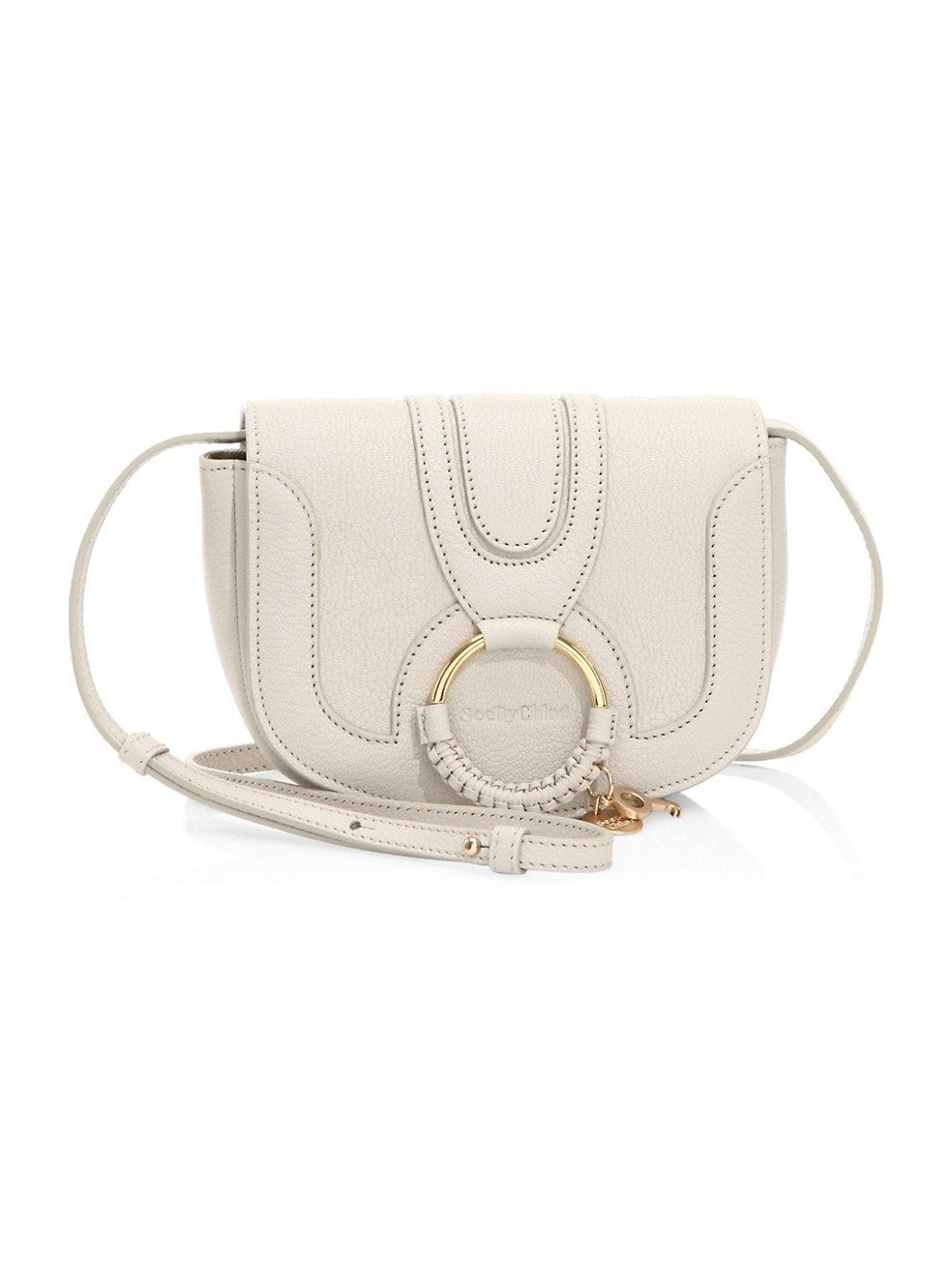 Mini Hana Leather Saddle Bag | Saks Fifth Avenue