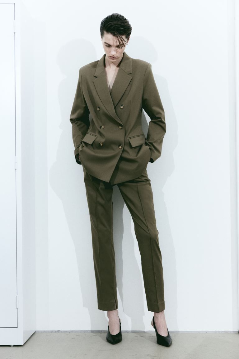 Dress Pants - Dark khaki green - Ladies | H&M US | H&M (US + CA)