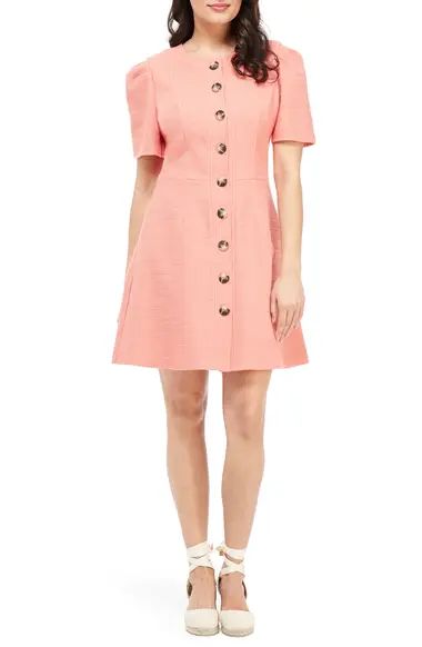 https://m.shop.nordstrom.com/s/gal-meets-glam-collection-kathleen-button-front-a-line-dress-regular- | Nordstrom