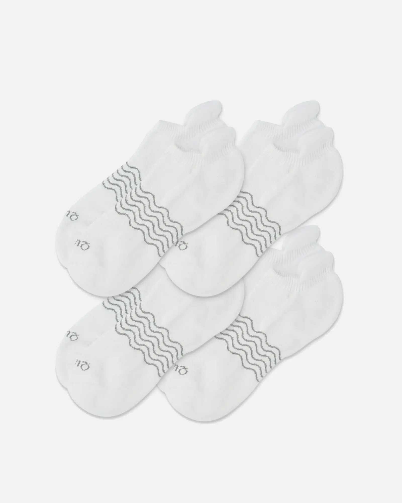 Everyday Cotton Solid Ankle Socks (4-pack) in White | Quince