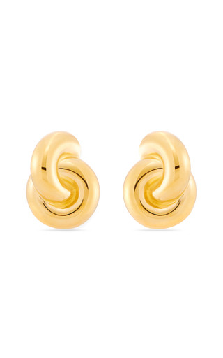 Jumbo Double Knot 14K Gold Vermeil Earrings | Moda Operandi (Global)