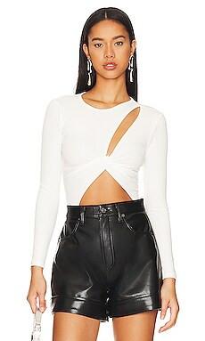 ASTR the Label Rima Bodysuit in White from Revolve.com | Revolve Clothing (Global)