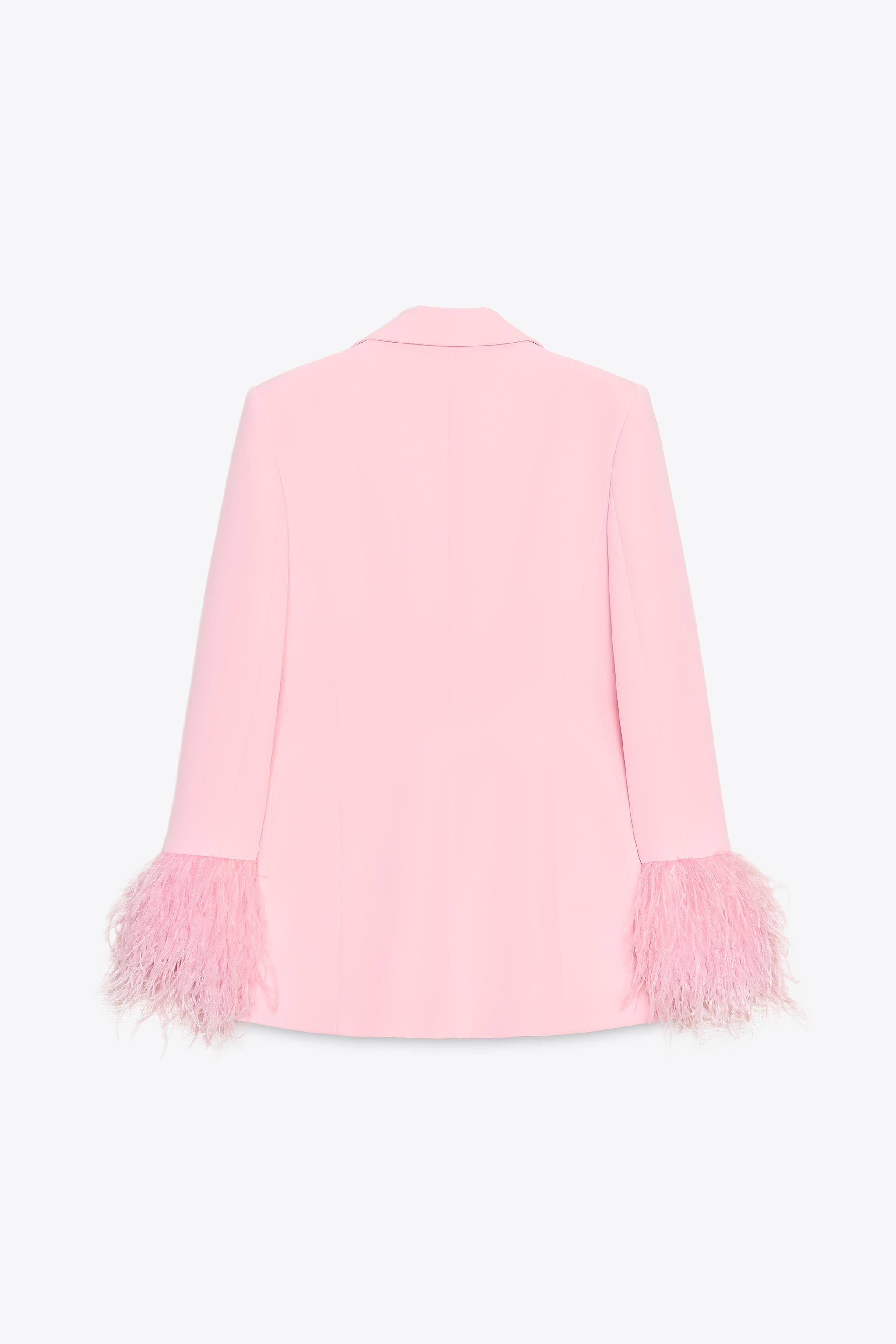 FEATHER CUFF BLAZER | Zara UK