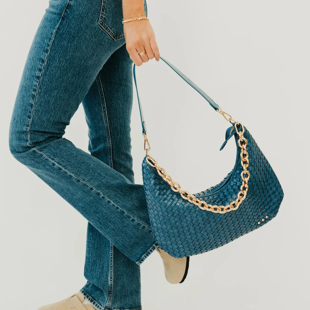 Sienna Slouchy Woven Shoulder Bag - NEW COLORS! | Pretty Simple